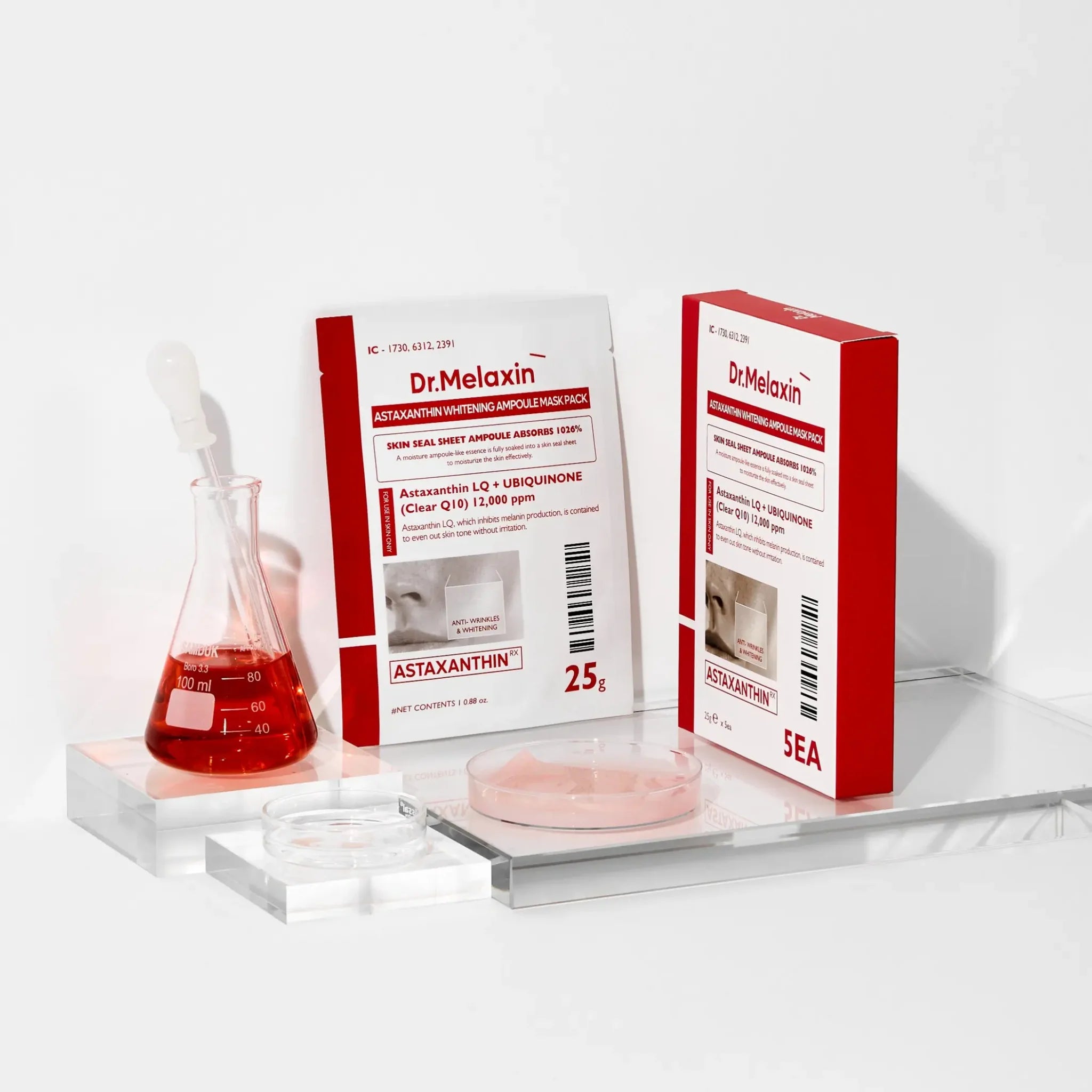 Dr.Melaxin Astaxanthin Whitening Ampoule Mask-thumbmail-3